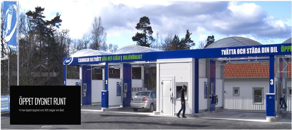 Exempel på GDS-tvätt, exploatörens egna bild Offentlig och kommersiell service Planområdet ligger cirka 700 meter väster om centrala Mullsjö.