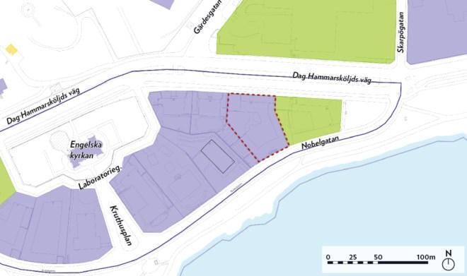 Sida 8 (14) byggnadskroppar som bildar ett gårdsrum där arkitekten har lagt stor vikt vid detaljer såsom portomfattningar och burspråk.