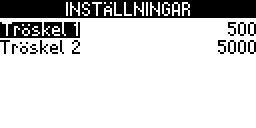 Huvudmeny Tryck på för att öppna huvudmenyn. Se fig 3. Använd eller för att komma till önskad undermeny och öppna denna med menyn med tills du når ett av huvudfönstren.