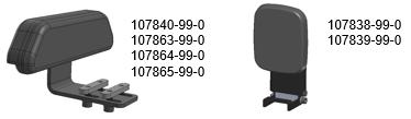 ARMSTÖDHÖ RYGGSTÖDSKIL 360 C 3G RYGGSTÖDSKIL 410 C 3G RYGGSTÖDSKIL 460 C 3G RYGGSTÖDSKIL 510 C3G KNÄSTOPPHÅLLARE UNITRACK