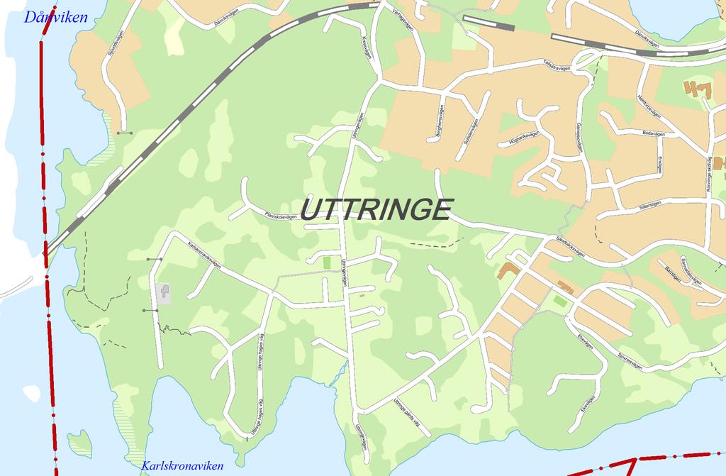 Sydvästra Rönninge, Heliodal, Solliden, Karlskronaviken, ca 120 nya