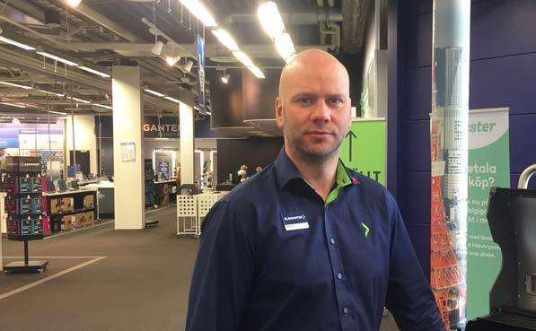 Per Evertsson, butikschef Euronics-butiken Davids i Varberg HÄLSOTREND OCH SPEL DRIVER FÖRSÄLJNINGEN I maj månad var det relativt lugnt i hemelektronikmarknaden, men snart väntar sommarhalvåret med
