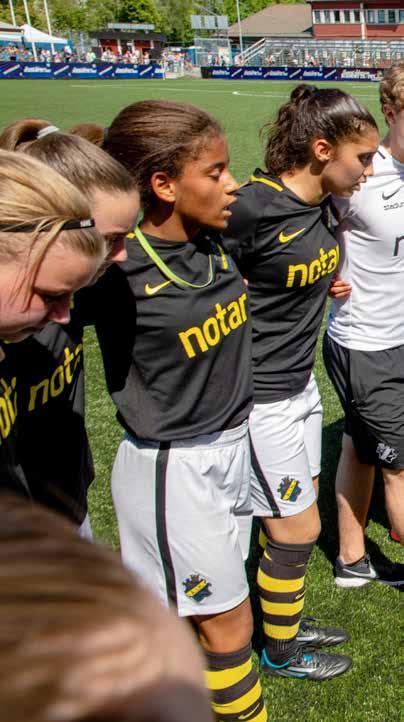 BARN- OCH UNGDOMSVERKSAMHET EXTRATRÄNING Samtliga spelare i åldersgrupperna 8 12 erbjuds ett extra träningspass/vecka till en kostnad av 500 kr. All extraträning genomförs under perioderna v.