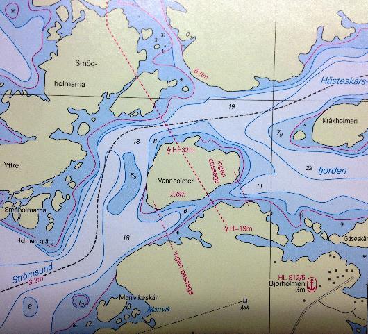 Banbegränsning - Vannholmen.