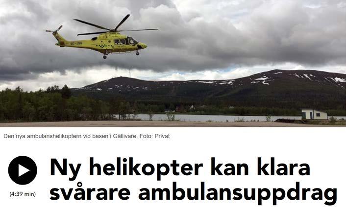 GPS-inflygning Basstationer och sjukhus 2 piloter