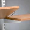 HYLLPLAN FÖR SHELF JOINERS 19 mm spånskiva, kantlist på tre sidor. Förborrade för elfa Shelf Joiners för snabb och enkel montering. Förborrade även för bakkantslist. Lagervara i begränsat antal.