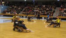 Verksamhetsberättelsen 217 8 VERKSAMHETEN 217 ELHOCKEY Parasport Umeå, Umeå Wolfs, har under året bedrivit kontinuerlig träning och deltagit i cuperna Slaget om Stockholm,