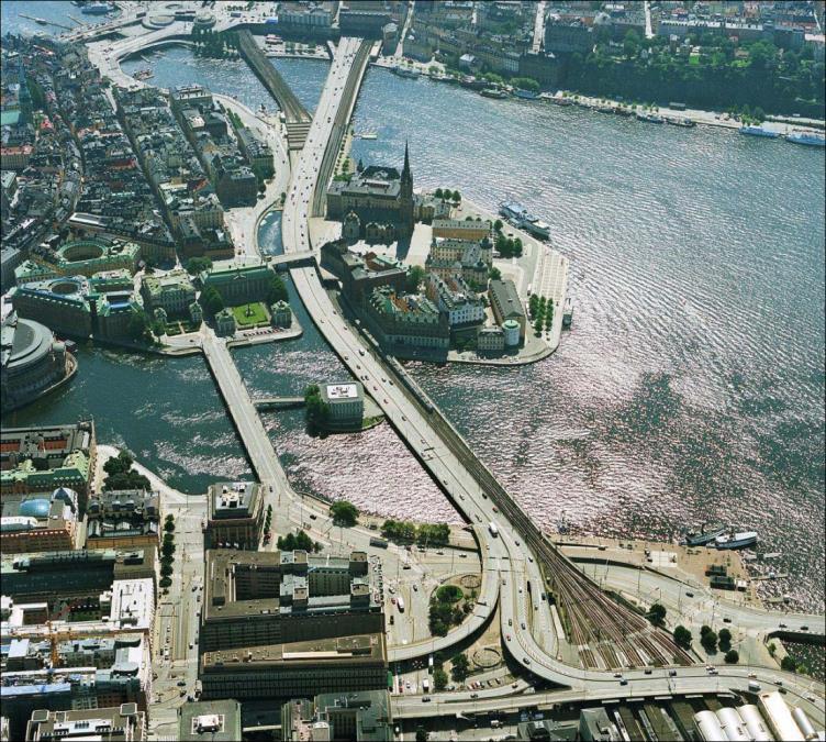 Södermalm Söderströmsbron Getingmidjan Reinvestering av järnvägen mellan