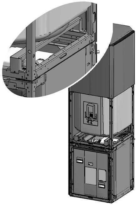 Montera tankmodulen ovanpå inomhusenheten med hjälp av lyftöglorna. Ej tillämpligt för EKHB(H/X)*- och E(D/B)(H/L)Q*- enheter.