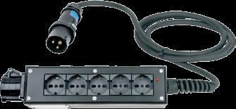 Kortsida 1: PowerCon True in, kabel 