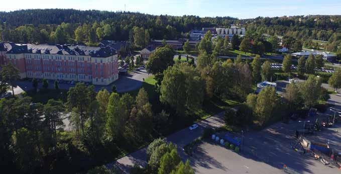 11 MILJÖFÖRUTSÄTTNINGAR, MILJÖKONSEKVENSER OCH ÅTGÄRDER Figur 11.3.12. i östs ungefärliga utbredning över Simonsland och Högskolan i Borås.