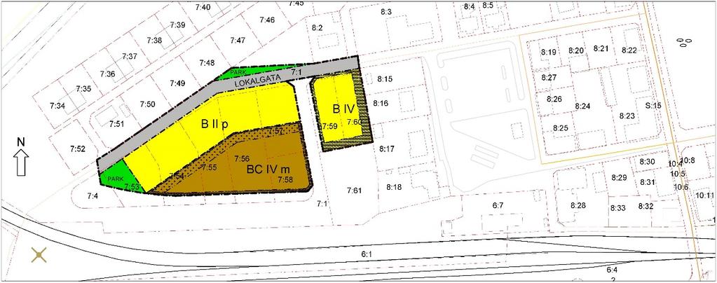 10 (20) Det delvis bebyggda området norr om planområdet och området mellan planområdet och Bantorget består av friliggande bostadshus om högst två våningar.