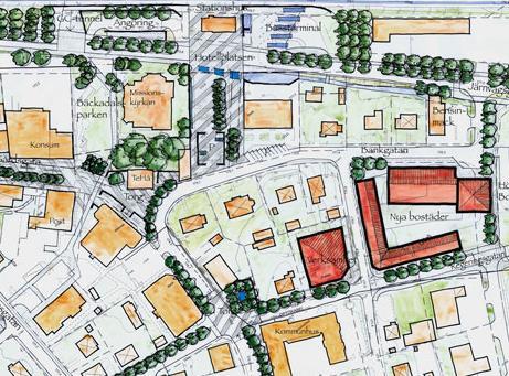 Översiktsplan och fördjupad översiktsplan För kommunen gäller Översiktsplan antagen av kommunfullmäktige 2015-06-25. Planen anger tätort för det aktuella planområdet.