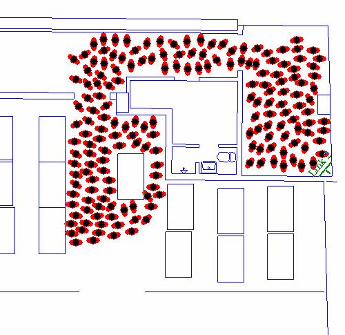 8. Scenario 2 - garderob 8.5 Jämförelse Simulex - CFAST Brand i garderoben utan fungerande sprinkler är ett mardrömsscenario på Oléo, främst på grund av brandgaslagret.