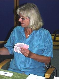 . Eva Tegnhed gör comeback vid bridgebordet.