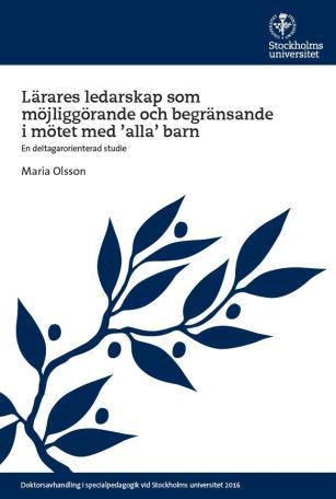 Specialpedagogik för lärande,