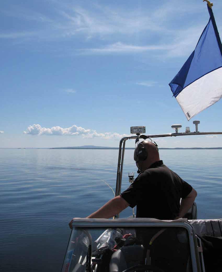 Farledsförbättring i Vänern Ekens och Lurö skärgårdar
