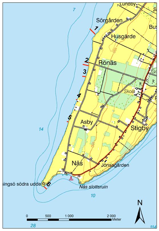 Rönäs bör ingå i miljöövervakningen av Vättern. Delområdet bedöms ha gynnsamt tillstånd med avseende på förekomst av typarter och kransalger.