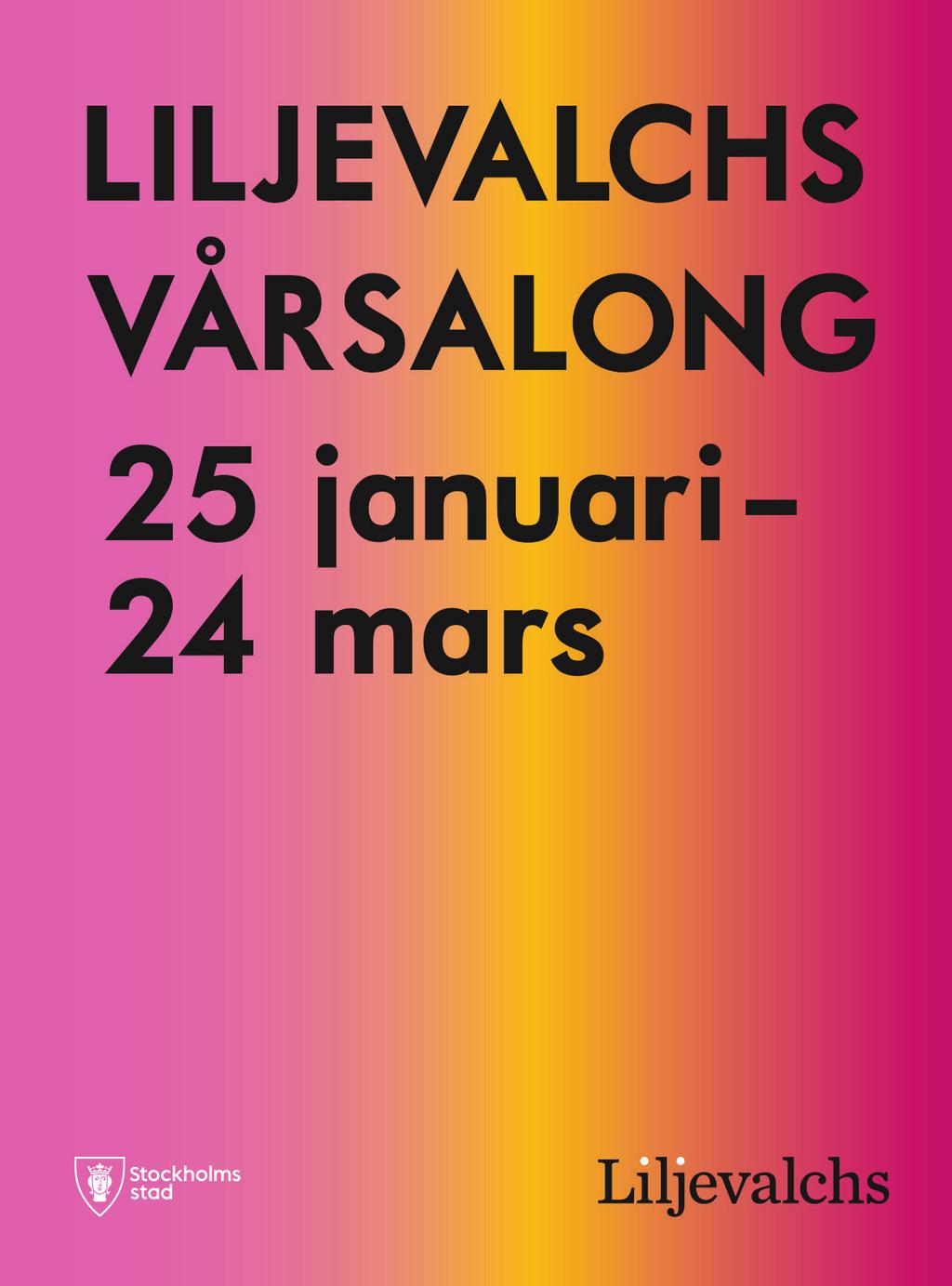 Liljevalchs vårsalong Guidad visning 5 februari kl. 18:00 Vårsalongen på Liljevalchs är en kär, omtvistad och livaktig tradition sedan starten 1921.