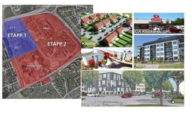 4 1. Inledning 1.1 Inbjudan till marktilldelning Klockaretorpet utökas med ett helt nytt område, som fått namnet Sandtorp. Området ligger ligger cirka två kilometer sydväst om Norrköpings centrum.