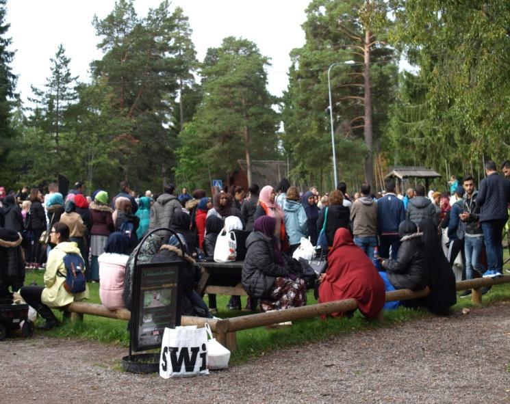 Ca 1200 deltagare tog del av informationen och fick ett