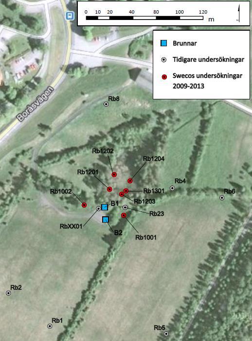 Resultat från undersökningsborrningar resulterade i provpumpningar av de brunnar som bedömdes ha störst uttagspotential.