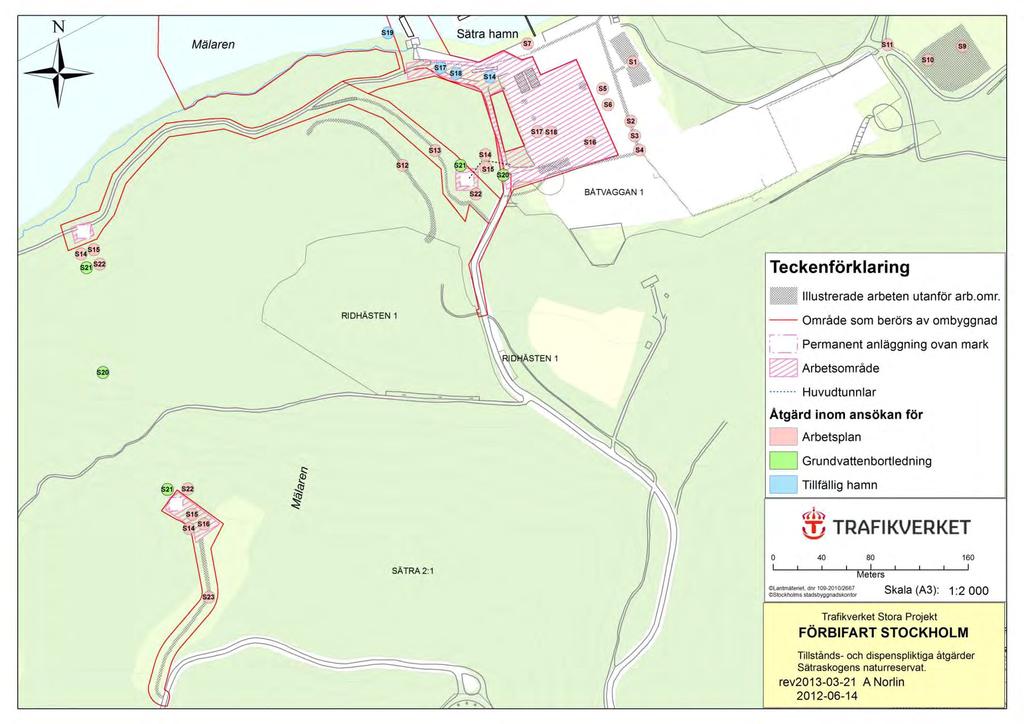 Projektgemensamt Tillståndsprövning mark- och miljödomstolen, Hamnar och grundvattenbortledning PM åtgärder inom berörda reservat