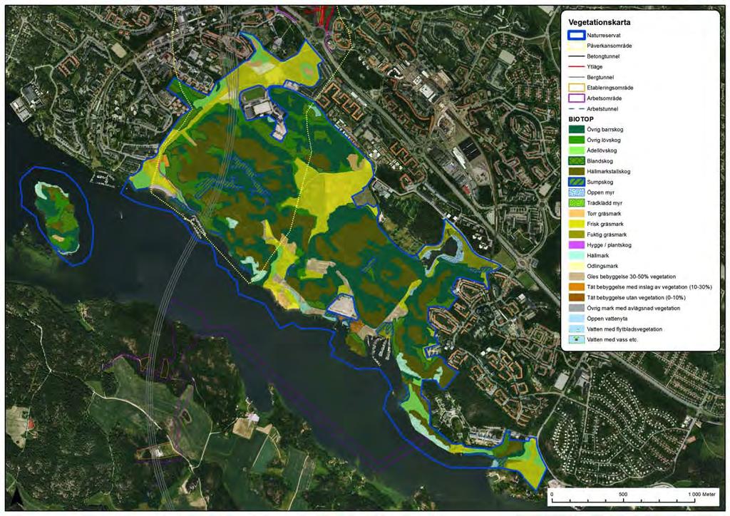 PM, Kompletterande natur - och kulturmiljöutredningar, Grimsta naturreservat 1 Reservatets syfte och bevarandevärden Syftet med Grimsta naturreservat är att för framtiden vårda och utveckla detta