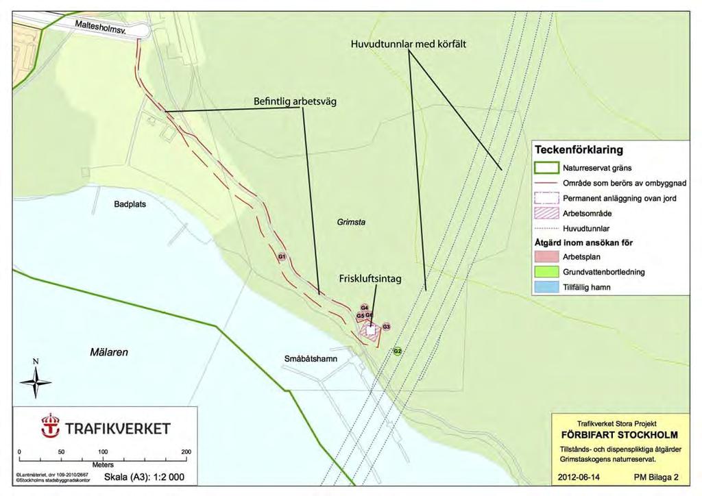 PM, Kompletterande natur - och kulturmiljöutredningar, Grimsta naturreservat Figur 2. Åtgärder vid Grimsta naturreservat.