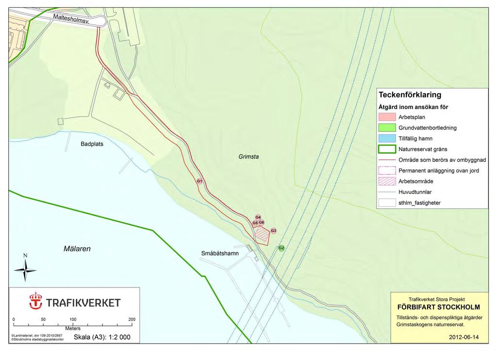 Projektgemensamt Tillståndsprövning mark- och miljödomstolen, Hamnar och grundvattenbortledning PM åtgärder inom berörda reservat