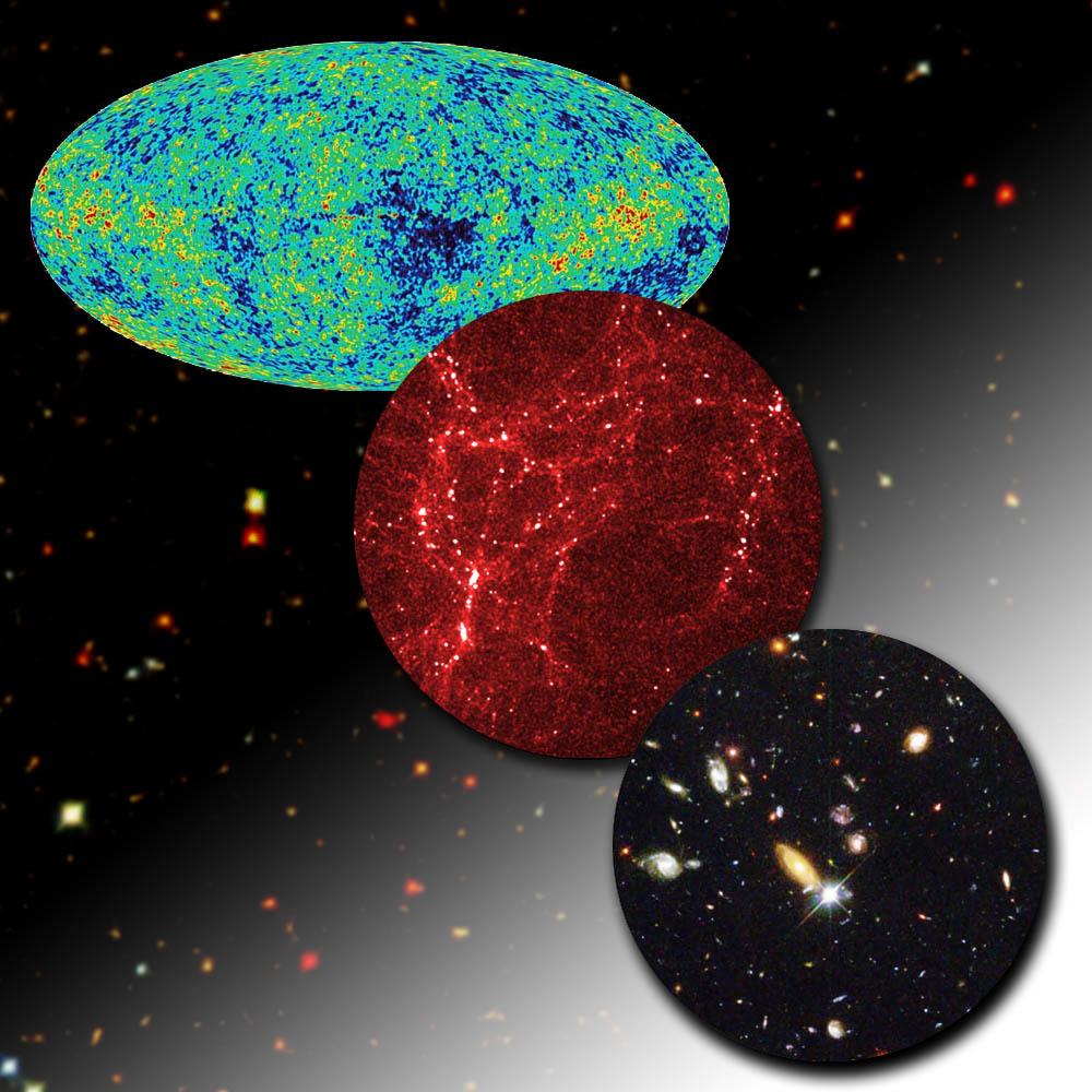 Galaxbildning Galaxer har bildats från täthetsfluktuationer (kvantfluktuationer?