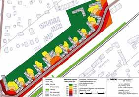 Förutsättningar Ekvivalenta ljudnivåer från vägtrafiken. avseende vägtrafik från Bangårdsgatan är alltså kraftigt överdrivna och inte relevanta för fortsatt planering.