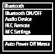 [ Bluetooth] [Bluetooth Information] från HOME-menyn