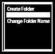 Den valda mappen raderas. [Delete All Files in This Folder?] visas om den valda mappen innehåller filer. Tryck på eller för att välja [Yes] och tryck sedan på för att radera mappen och filerna i den.