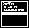 Välja klockvisningsformat (Time Display) Du kan välja antingen 12-timmarsformat eller 24-timmarsformat.