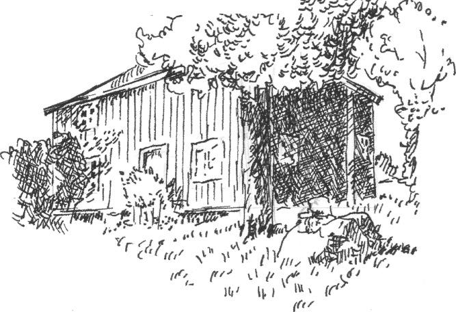 Rättaren, jag och Ernst från Hammaren (som senare skulle bli min svärfar) cyklade till Östragärde, namnet på gärdet där höhässjningen skulle ske.