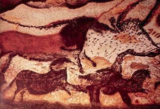 Elfenbensstatyetter Grottmålning från Lascaux, 12-14 000 år