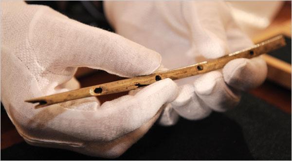 carving the oldest known examples of figurative art in the