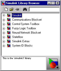 En ny modell bildar du i Simulink genom att använda rullgardinsmenyn "file" - "new" - "model".