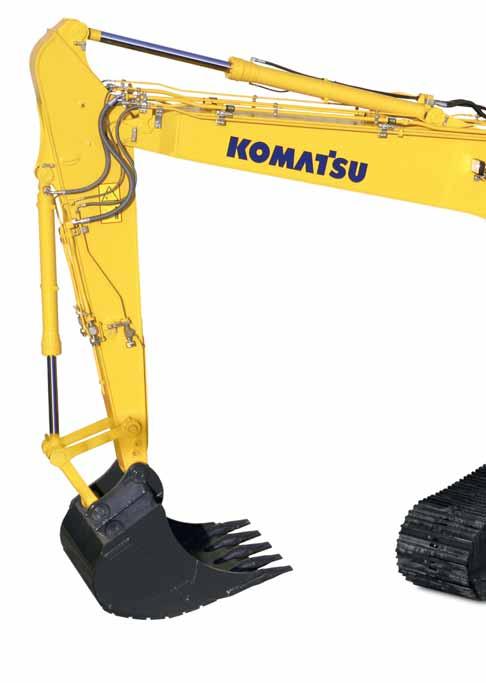 En översikt Komatsu streck 8 bandgående grävmaskiner har satt en ny global standard för anläggningsmaskiner.