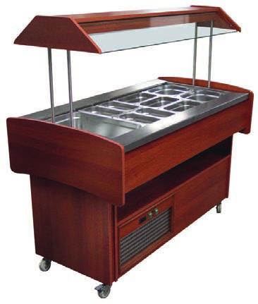 pris: 19 900:- Buffevagn varm eller kall Kapacitet: 3 GN 1/1 Mått: 1210x870x850 mm. Pristillägg för kantiner. Leasingförslag 344 kr/mån. Ord.