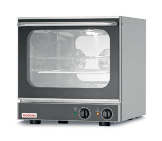Kapacitet: 4st 600x400 bakplåtar Effekt: 230V, 3,3 KW Mått: 724x730x598mm