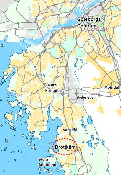 1 (14) 1 Allmänt På uppdrag av Sweco Infrastructure AB har Bergab Berggeologiska Undersökningar AB utfört en bergteknisk besiktning inom detaljplan för bostäder norr om Brottkärrsvägen i stadsdelen