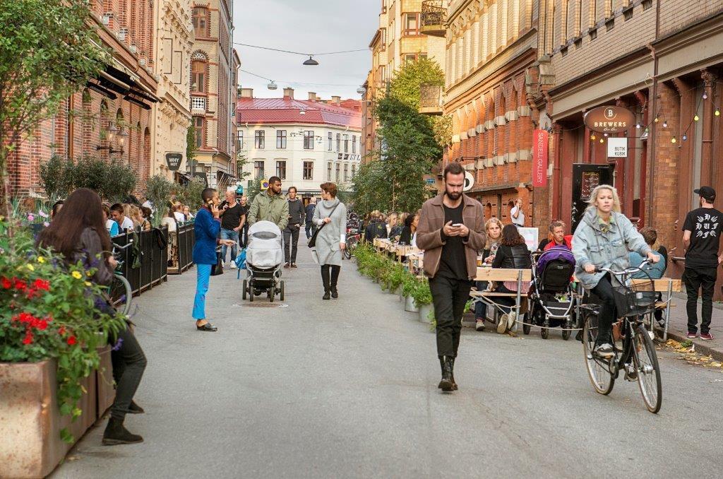 Testet har varit mycket lyckat då den sammantagna satsningen på Tredje Långgatan (med både gågata och innegårdar) fungerar som en förnyelse av området med en ny typ av verksamheter, miljöer och