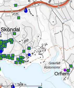 PM Figur 3. Utdrag ur SGUs (Sveriges Geologiska Undersökning) digitala brunnsarkiv.