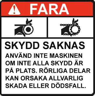 SÄKERHET A B C D E F G H Observera