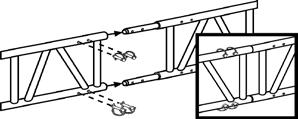 Montering UBIX Väderskyddstak Montering Monteringssätt OBS! UBIX takkomponenter för montering ska väljas ut i enlighet med kompetent teknikers design, som har utformats för projektet.