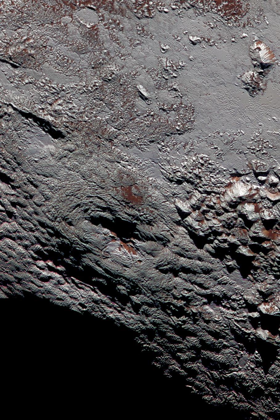 /PSI Plutos kyliga monster: det mörka hålet lite nedanför av bilds