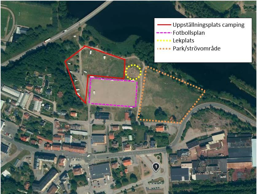 Området Göta Holme bedöms ha stor känslighet då barn vistas på platsen och området används för rekreation.