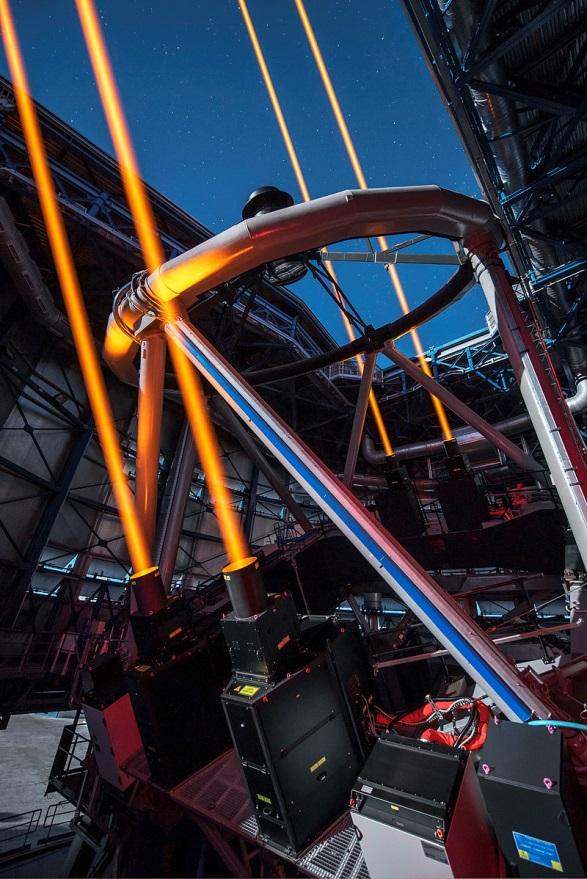 Laser guide stars vid Very Large Telescope